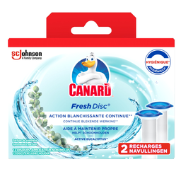 CANARD Gel WC Fresh Disc Active Eucalyptus 2x36ml