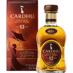 CARDHU Whisky Single Malt sous 12 ans Ecosse, 40% vol 70 cl