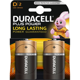 DURACELL Pile Alcaline D LR20 par 2