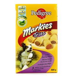 PEDIGREE Markies Trios Biscoitos para cão 900 g
