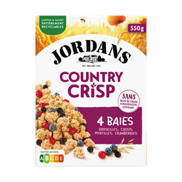 JORDAN'S Céréales Country Crisp 4 Baies