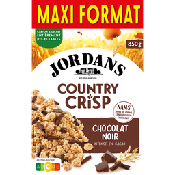 JORDAN'S Céréales Country Crisp Chocolat Noir