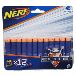 HASBRO Recargas Nerf N-Strike Elite, pacote de 12 unidades