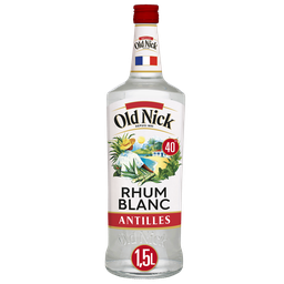 OLD NICK Rhum Blanc traditionnel des Antilles OLD NICK