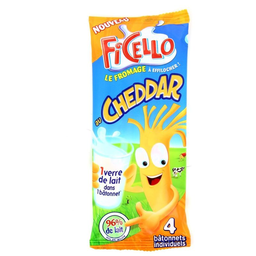FICELLO cheddar X4 84g