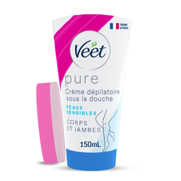 VEET Crème dépilatoire sous la douche peaux sensibles 150ml