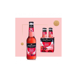 D'ARTIGNY Cocktail Pétillant Sans Alcool Fruits Rouges 4x27,5 cl