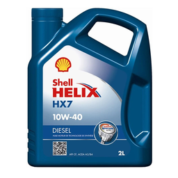 SHELL Huile moteur HELIX HX7 DIESEL 10W40 — le bidon de 2l