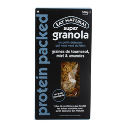 EAT NATURAL Granola de Girassol Mel e Amêndoas 500 g
