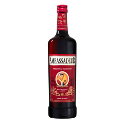 AMBASSADEUR Apéritif base vin Rouge 16% 1