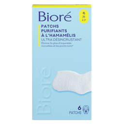 BIORE Patchs Ultra Purifiants Points Noirs Hamamélis et Huile d'Arbre à Thé
