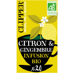 CLIPPER Infusion citron et gingembre bio 20 50 g