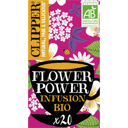 CLIPPER Infusion bio flower power fleur de sureau hibiscus camomille 35 g