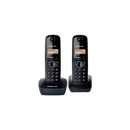 PANASONIC KX-TG1612 Téléphone DECT Identification de l'appelant Noir
