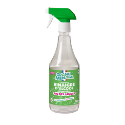 TETE NOIRE Vinaigre d'alcool aromatisé au pin des Landes GRAND MÉNAGE, 12°, sprayde 750 ml