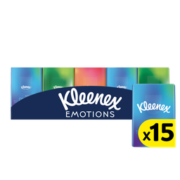KLEENEX Lenços Collection 3 camadas 15 x 7 lenços