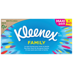 KLEENEX Lenços Family Box 140
