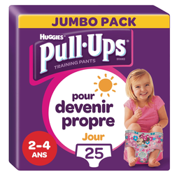 HUGGIES Couches bébé taille 2- 4 ans : 18- d'apprentissage jour pour fille 23 kg