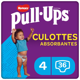 HUGGIES Couches Culottes Enfants Garçon Absorbantes pour 4 ans PULL-UPS