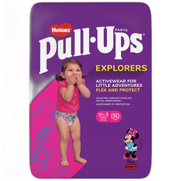 HUGGIES Pull-ups couches culottes absorbantes fille 1,5 à 3 ans ( 12 à ) 34 17 kg