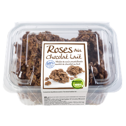 MON PÂTISSIER 18 roses des sables chocolat au lait 250 g