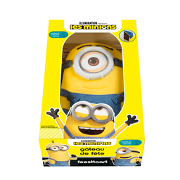 MON PÂTISSIER Moi Moche et Méchant gâteau de fête minion au chocolat 850 g