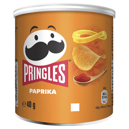 PRINGLES chips tuiles goût paprika: la mini boîte de 40g
