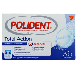 POLIDENT nettoyant tot action X36