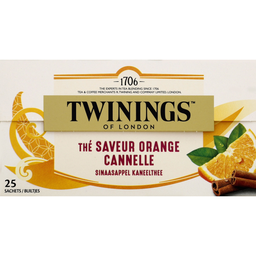 TWININGS Thé noir orange cannelle 50 g