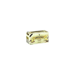 TWININGS thé vanille: la boîte de 25 sachets - 50g