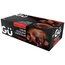 GU Dessert cœurs fondants chocolat