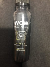 WOW Boisson Detox Charbon Actif Citron 250 ml