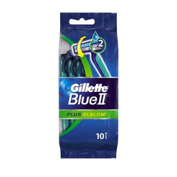 GILLETTE Aparelhos de Barbear Descartáveis Blueii Slalom 10 unidades