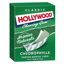 HOLLYWOOD Classic chewing-gums tablettes chlorophylle 5x11 tablettes 155 g