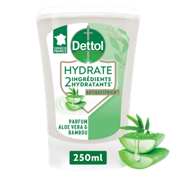 DETTOL Savon Liquide Recharge Mains Aloe Vera Action Anti-Bactérienne