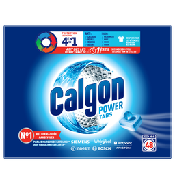 CALGON Pastilhas 4 em 1 anticalcário para máquina de lavar roupa 48 pastilhas