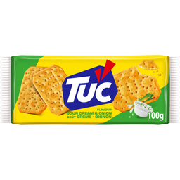 TUC Biscuits apéritifs crème et oignon LU 100 g