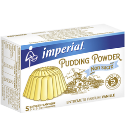 IMPERIAL Preparado para sobremesa pudding sem açúcar baunilha 5 saquetas de 30 g