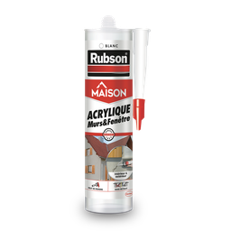 RUBSON Mastic murs et fenêtres blanc 280ml