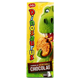 LOTUS Dinosaurus Relleno Chocolate Negro 174 g
