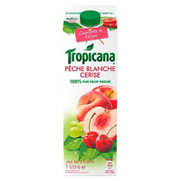 TROPICANA pure premium fruit saison pomme/rhubarbe/framboise 1l