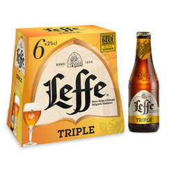 LEFFE Bière Blonde Triple D'Abbaye 8,5%