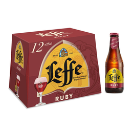 LEFFE Ruby Beer 12x25 cl