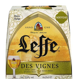 LEFFE pack bouteille biere des vignes 6X25cl