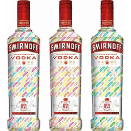 SMIRNOFF vodka red 70cl