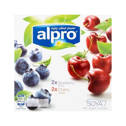 ALPRO Postre Soja Arándano Cereza 4 x 125 g