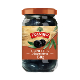 TRAMIER Azeitonas pretas confitadas descaroçadas 150 g