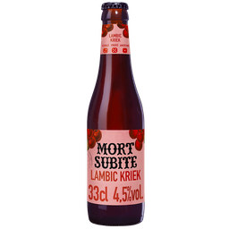 MORT SUBITE Cerveja leve kriek lambic sabor cereja 0.33 L