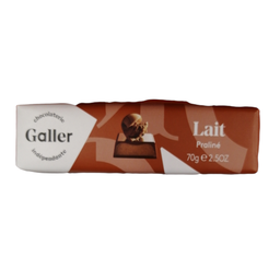 GALLER Chocolate con leche praliné 70 g