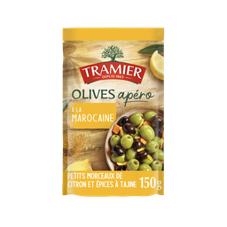 TRAMIER Azeitonas verdes e pretas estilo marroquino 150 g